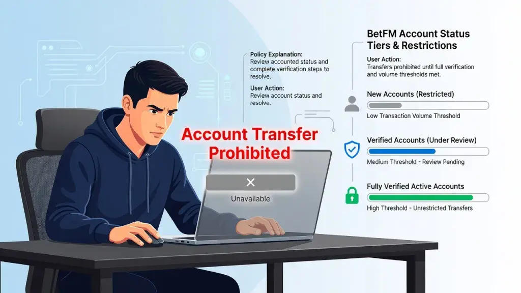 How to Handle "Account Transfer Prohibited" Errors: Understanding BetFM Transfer Restrictions and the Prohibited Transfer Policy